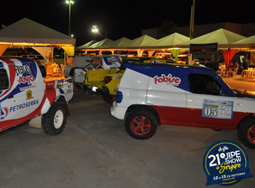 Exposi��o do 21� Jipe Show de Sergipe dia 13 de Outubro